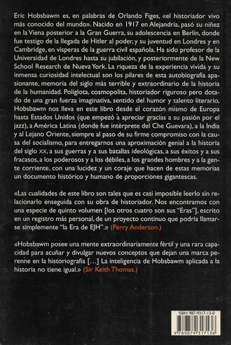 Años Interesantes Una Vida En El Siglo X X / Eric Hobsbawm (Usado)