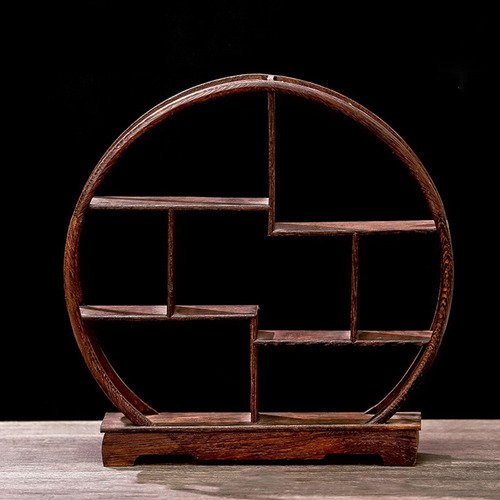 Pantalama De Madera Stand Tea Rack Rack Elegant Portable