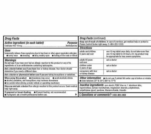 Imagen 2 de 2 de 10mg Cetirizine Antihistamine (400 Ct.)