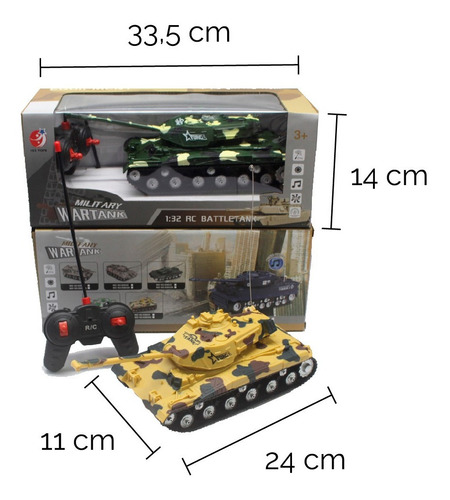 Imagen 2 de 3 de Tanque De Guerra A Control Remoto
