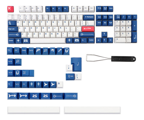 138 Teclas Dye-sub Pbt Teclas Tapas De Teclas Para K65 K70