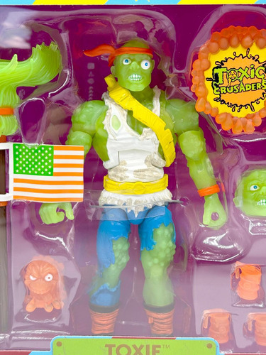 The Toxic Crusaders Toxie Glow Super 7 Rct (Usado)