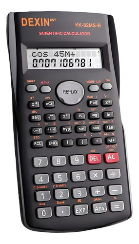 Calculadora Científica Dexin Kk82ms B Negra 240 Funciones