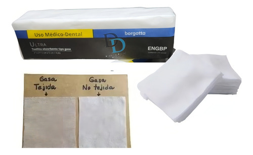 Gasa 5 X 5 Cm 4 Pliegos 200pz