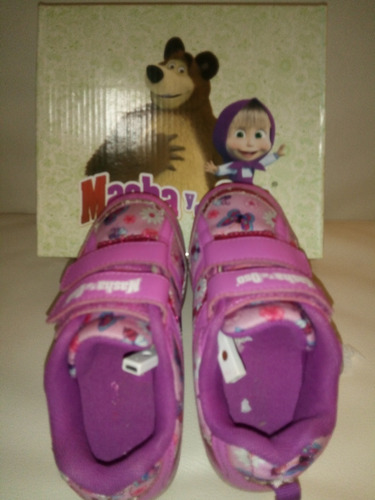 Zapatillas Footy Masha Y El Oso Talle 26