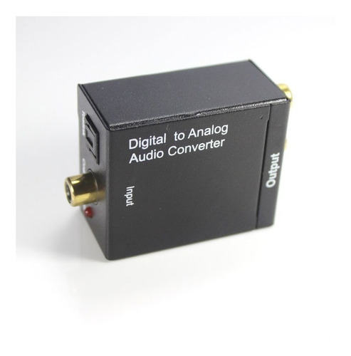 Convertidor Audio Digital Toslink / Coaxial A Analogo Rca