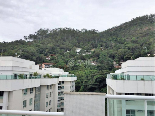 Linda Cobertura Em Charitas,com 4 Suítes E Ampla Área De Lazer Com Piscina Em Alvenaria E Sauna. Niterói, Rj - Co0172