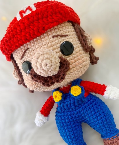 Super Mario Bros Amigurumi Boneco Crochê