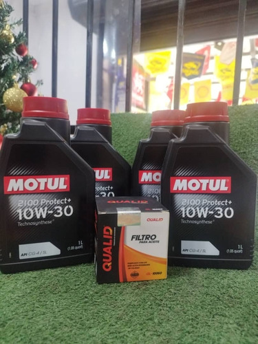 Combo Aceite Semisintético Motul Serie 2100+ 10w30