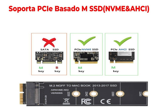 Imagen 4 de 6 de Adaptador Ssd Para Disco Sólidos Macbook Pro Air 2013 A 2017