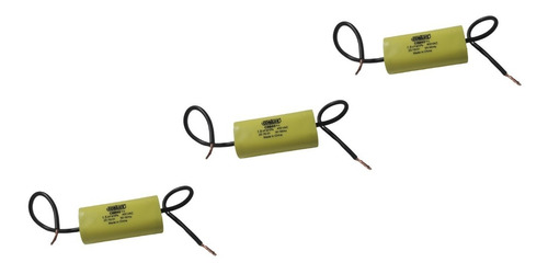 Capacitor Ventilador 1.5 Uf Corilux Amarillo Pack X3 