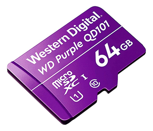 Memoria Microsd 64gb Western Digital Purple Sdhc Wdd064g1p0c