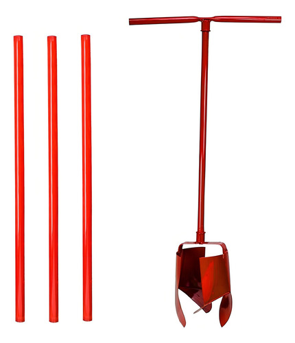 Kit Cavadeira Trado 10pol Cabo Aço Carbono E 03 Extensor