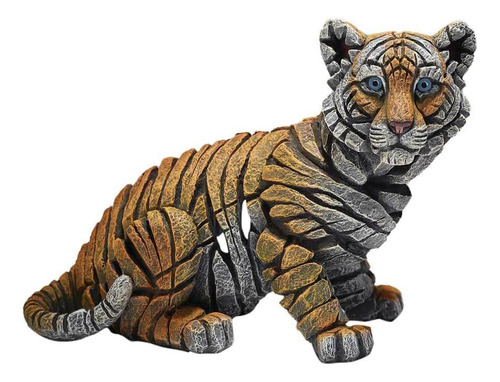 Edge Sculpture Tiger Cub Animal 6.875 Pulgadas, Figura ...