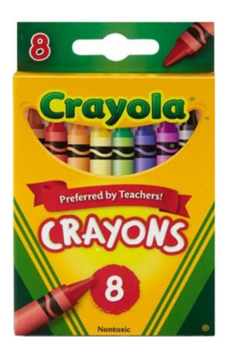 Crayola: Caja Crayones  Pack X 8  Tienda Oficial