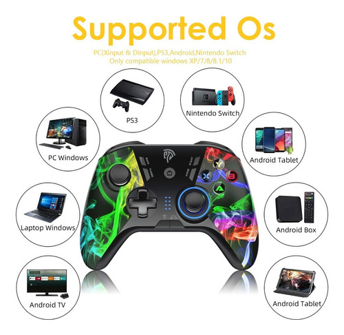Control Para Pc Steam Gamepad Inalámbrico Easysmx 9110