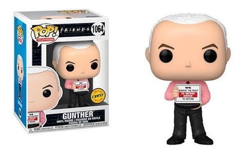 Gunther In Vest 1064 Chase Version Friends Funko Pop Tv