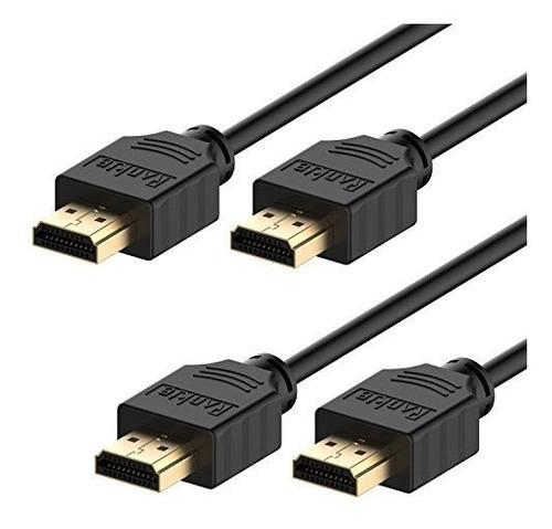 Cable Hdmi, Rankie 2-pack 6ft Cable Hdmi Hdtv 2.0 Estandar M