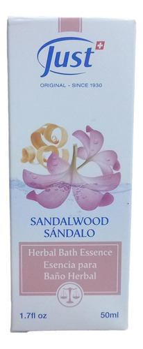 Esencia Para Baño De Sándalo - 50ml - Just Swiss