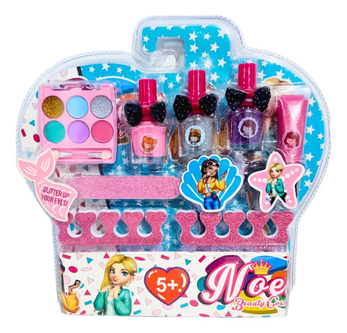 Set De Belleza Maquillaje Real Para Niñas Juguete