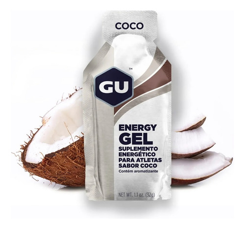 Gel Gu Energy Sabor Coco Caixa Com 24 Saches - Suplemento