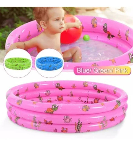 Piscina Inflable 3 Aros Colores 150x35 Cms