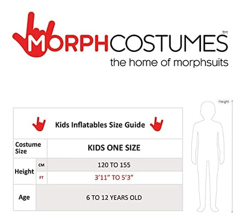 Disfraces Morph Disfraz De Pirata Inflable Para Niños Disfra