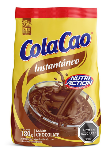 Cola Cao Instantaneo Bolsa 180grs