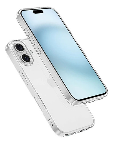 Capa iPhone 16 Plus Slim Transparente + Nf