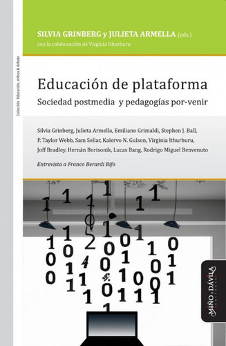 Libro Educacion De Plataforma - Grimaldi, Emiliano