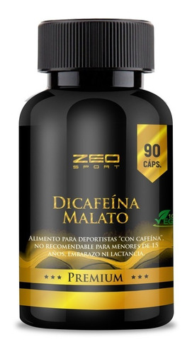 Dicafeína Malato, La Cafeína Mas Poderosa 90 C. X 538 Mg