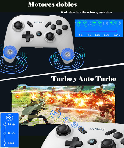 Hx Control Inalambrico Gamepad Mando Para Nintendo