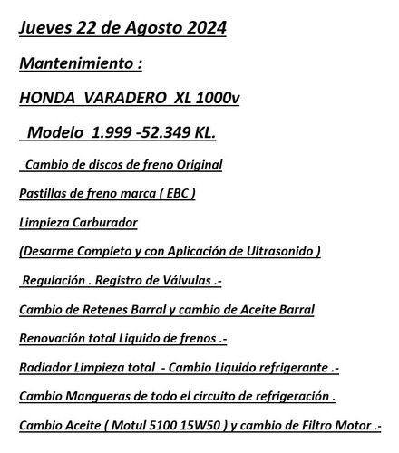 Honda Varadero 1000