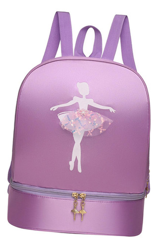 Mochila De Baile De Ballet Bolsa De Baile Estilo Morado A.