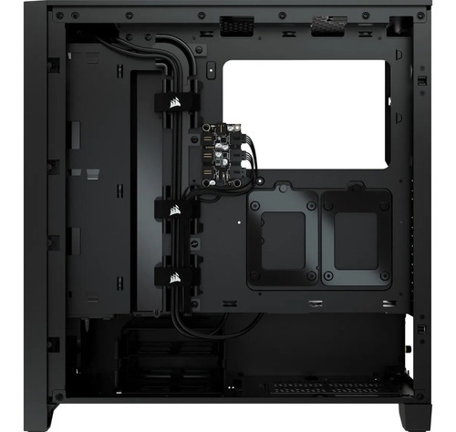 Imagen 7 de 9 de Gabinete Gamer Corsair Icue 4000x Rgb Tg Mid-tower Black