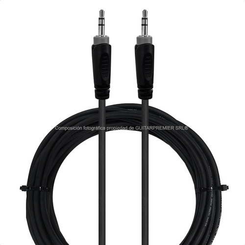 Imagen 1 de 8 de Cable Audio Auxiliar Miniplug Miniplug Estereo 90cm Roxtone