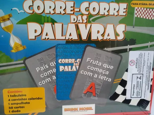 Jogo Educativo Corre-corre Das Palavras Em Mdf - Brink Mobil