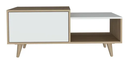 Mesa De Centro Bora- Rovere / Blanco Marquéz