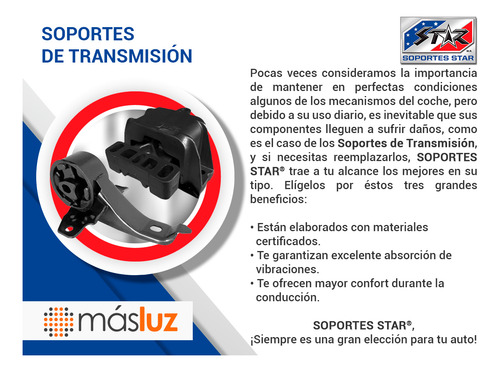 3 Sop Caja Motor P/ Nissan Tsubame L4 1.6l 93/04 S. Star