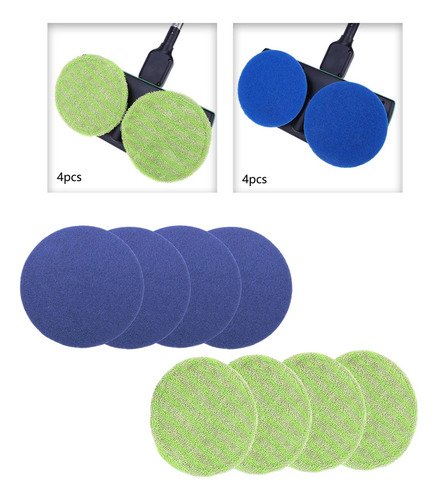 8 Piece Floor Scrubber Pads 6.5 Inch For Floor Cleaning