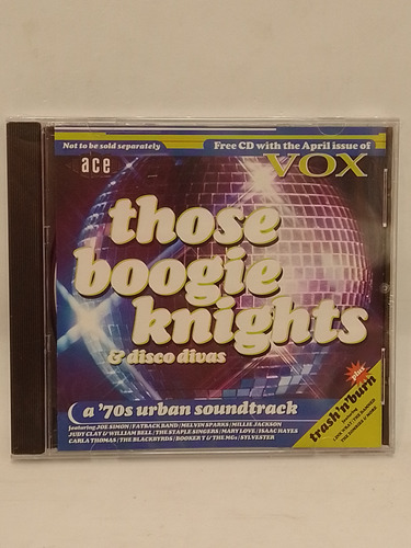 Those Boogies Knights & Disco Divas Cd Nuevo 