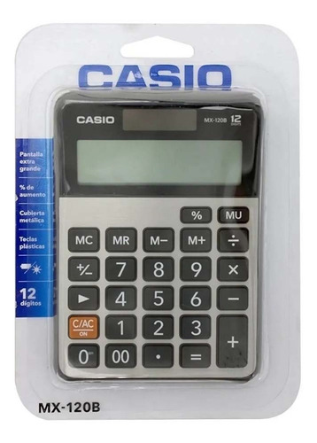Imagen 5 de 6 de Calculadora Casio Mx-120b Relojesymas
