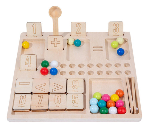 Tablero De Conteo De Madera, Bandeja De Cuentas, Juego