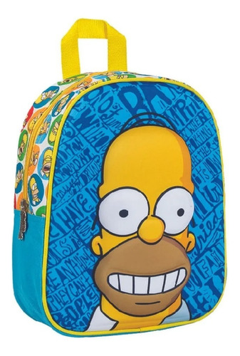 Mochila Espalda Homero Los Simpson 12 PLG - Art. 02104122 Color Amarillo