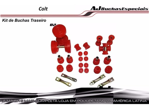 Mitsubishi Colt - Kit De Buchas Traseiro Em Poliuretano