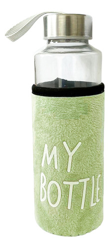 Garrafa De Vidro Com Capa My Botter Neopreme 400ml Chá Agua