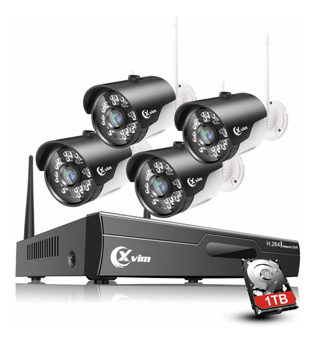 Xvim H.264 2mp Wireless Security Cameras System 4ch 1080p Hd