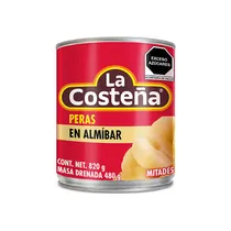 Comprar Peras En Almíbar La Costeña De 820 Gr, Caja Con 8 Piezas 