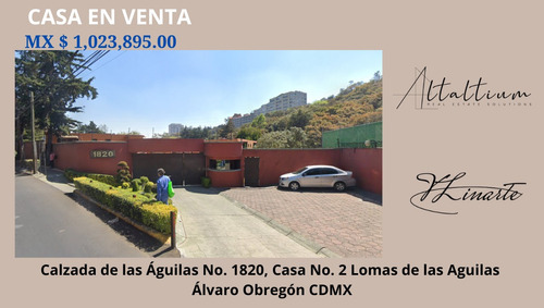 Casa En Venta En Lomas De Las Aguilas Alvaro Obregon Cdmx I Vl11-di-016