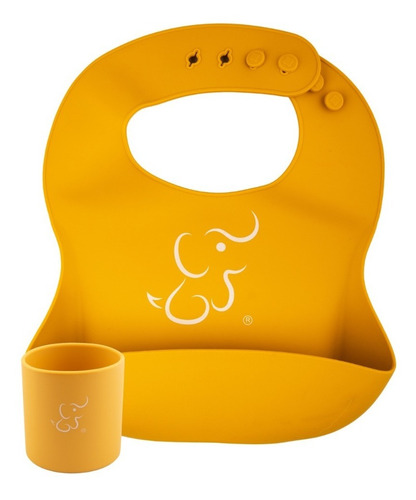 Set Papu Baby De 1 Babero Y 1 Vaso
